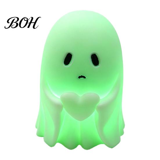Durable Pla Figurine Halloween Ghost Figurine, 3D Printed Cute Rock Statue, Whimsical Desk Decor Funny Coffee Table Centerpieces Shelf Mantel
