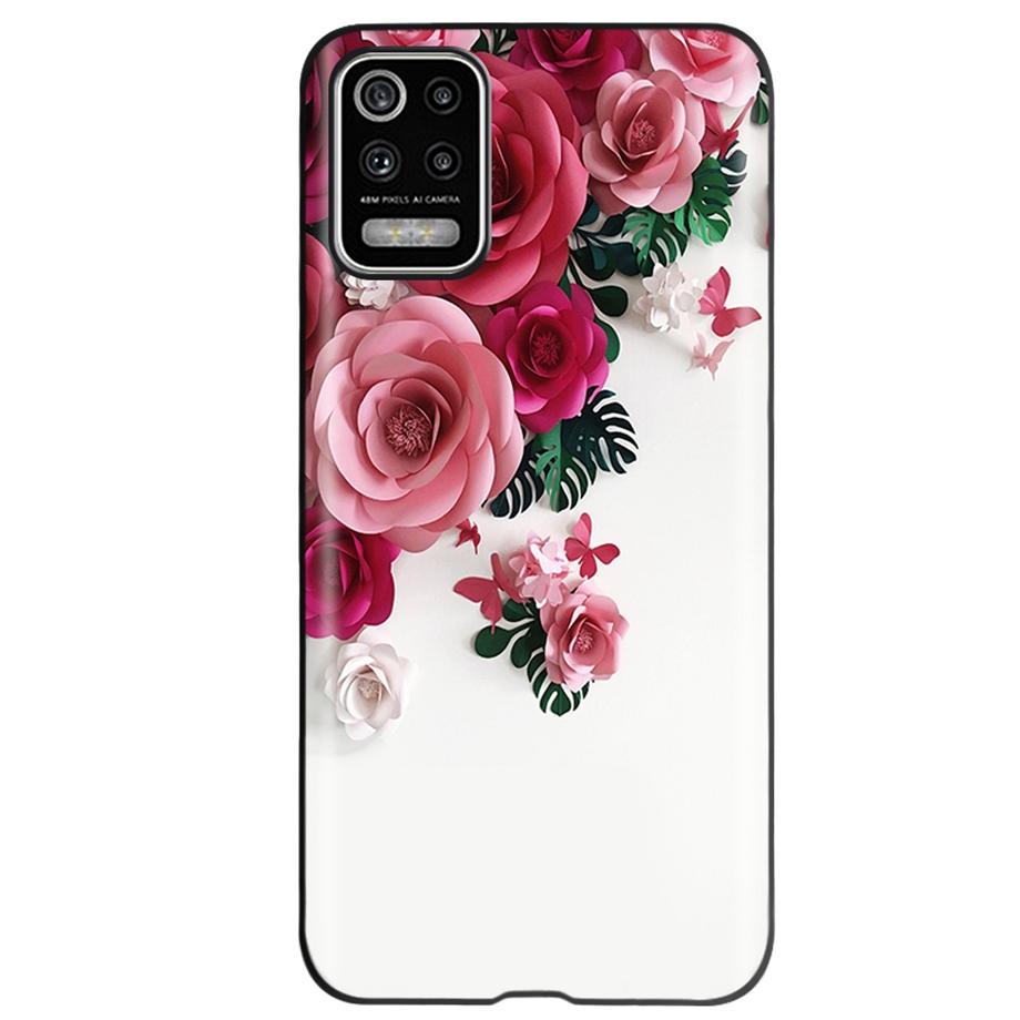 Phone Case For LG K42 K52 K62 K22 Case Soft Painted Luxury Silicone Black Cover For LG K62 Coque K 42 Shockproof Funda for LGK52
