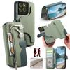 2 v 1 Odnímatelný Magnetický Flip Pouzdro s přihrádkou na karty a zipem pro Moto Edge 70 Fusion G86 Power G85 X70 Air Nárazuvzdorný Kryt