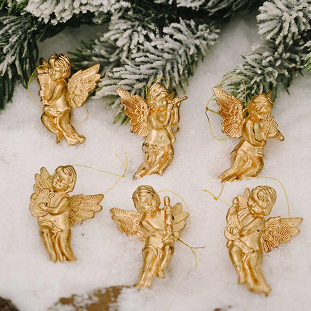 Christmas Tree Decor Miniature Angel Pendant Hanging Ornaments Angels Figurine Angel Ornament