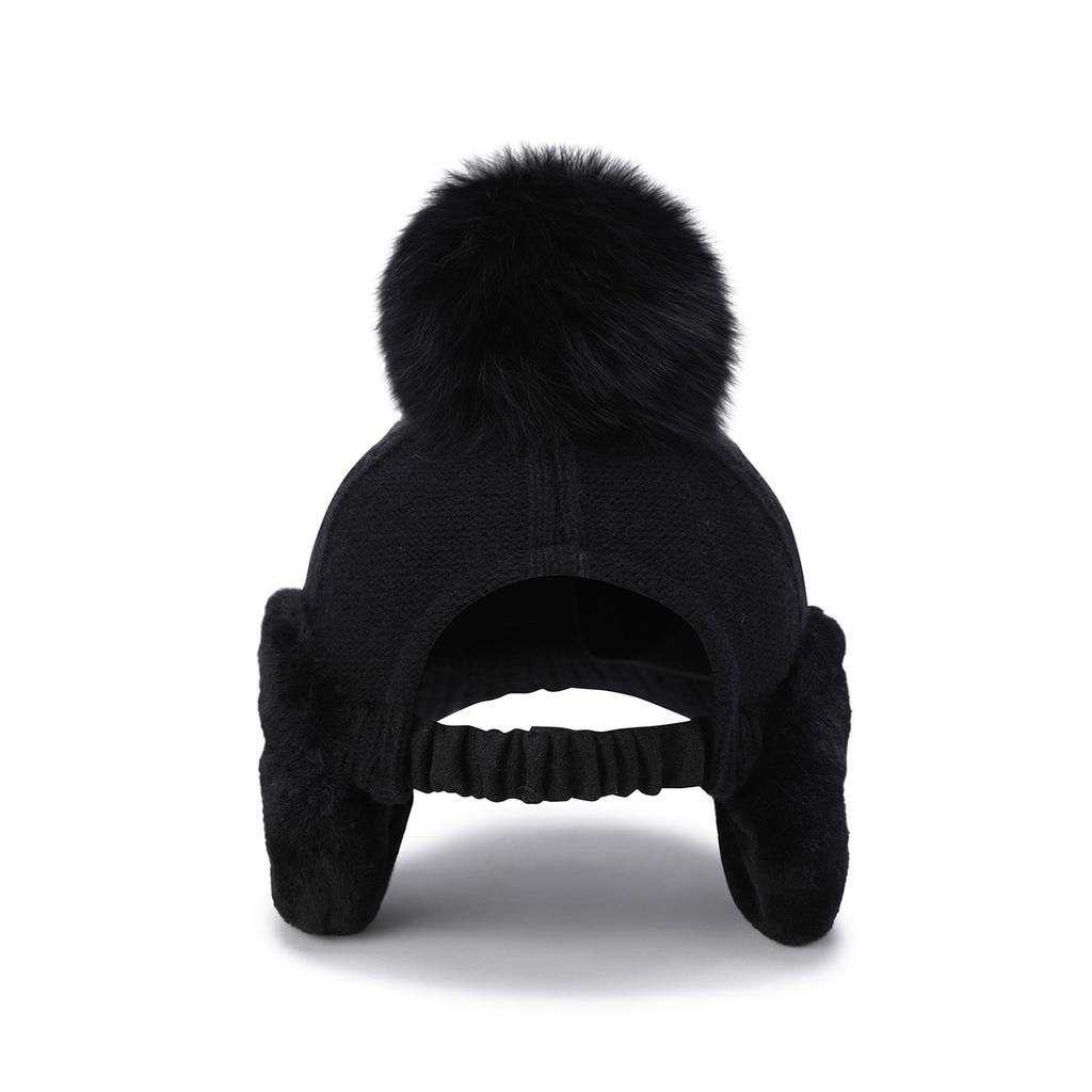 ANEW GOLF Women Line Knit Ballcap_Bk