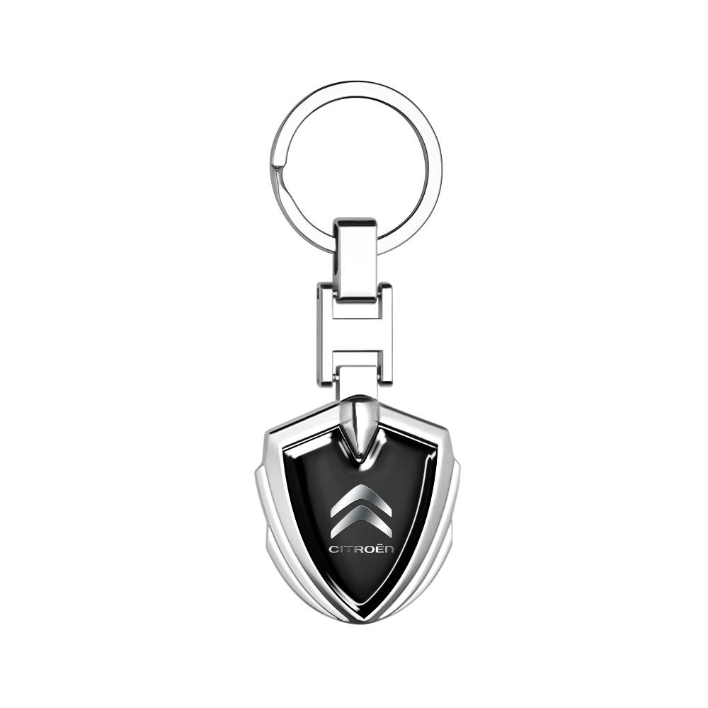 Metal/Leather Keychain Hand-Woven Key Rope Key Ring Key Holder For Citroen C1 C2 C3 C4 Saxo C4L C5 C6 C8 Xsara Picasso Berlingo