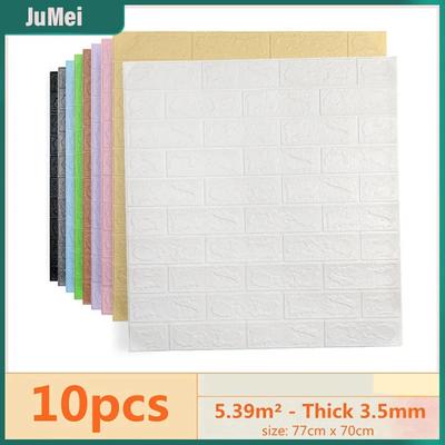 3D Wall Stickers Drop Shipping Imitation Brick Waterproof Self Adhesive Panels Home Decoration Wallpaper For Living Room Muraux