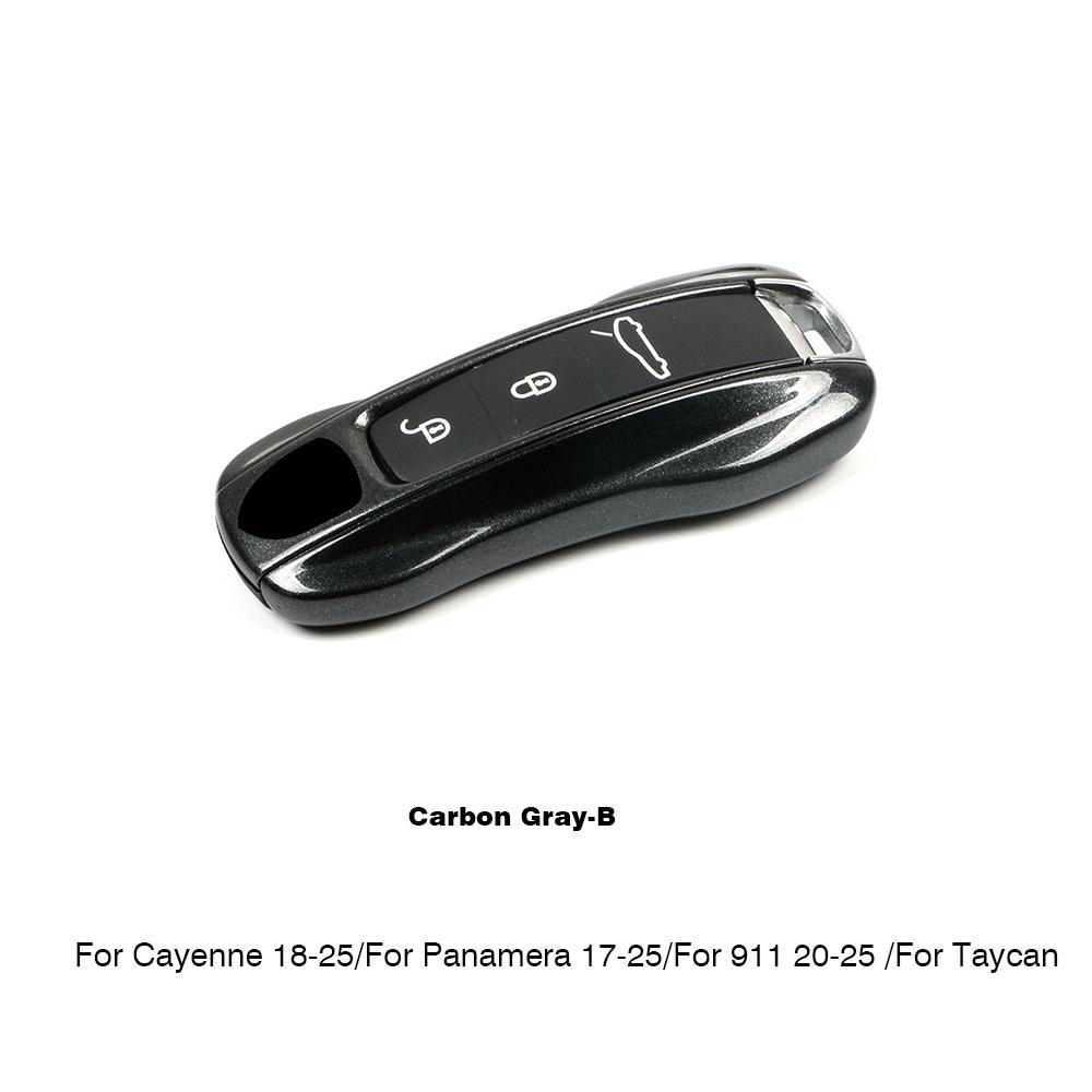 For Porsche Panamera Cayenne Macan 718 Cayman Boxster 911 Taycan Car 92 Personalized Key Case Protective Shell Remote Fob Cover