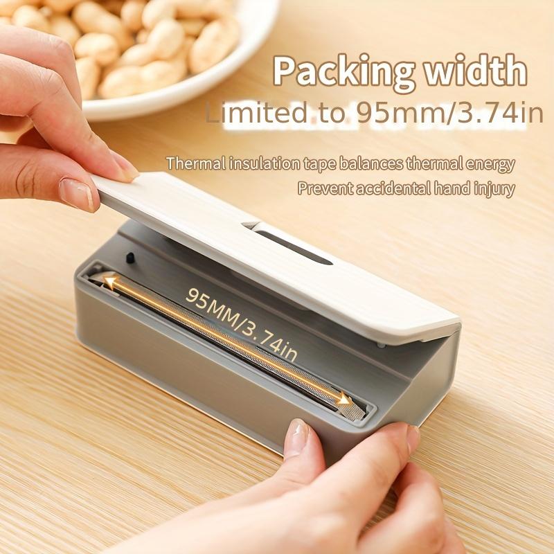 Compact Portable Mini Sealing Machine with 6 Adjustable Settings, USB Rechargeable,Fast Seal for Snack Bags, Moisture-Proof and Odor-Resistant