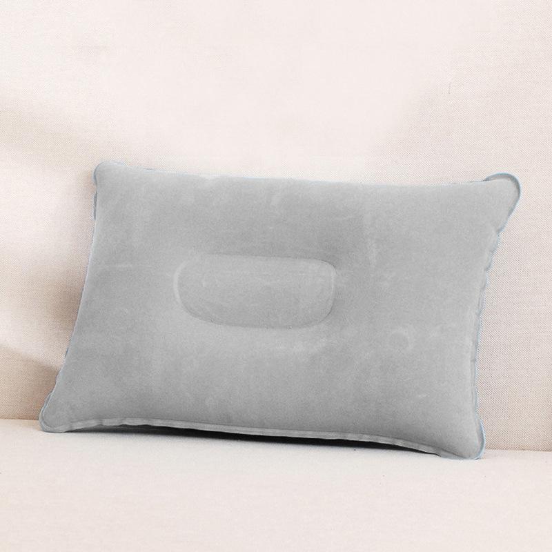 Outdoor PVC Pillow, Travel Camping Thick Flocking Rectangular Inflatable Pillow, Siesta Significant Other Square Pillow