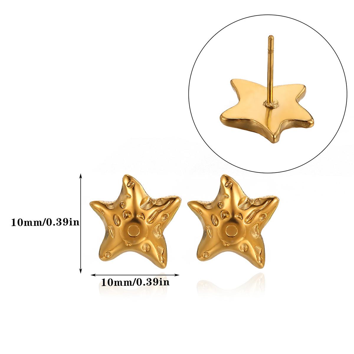 

Gold Color Sun Earrings For Women Stainless Steel Cross Amulet Hoop Earring Fashion Waterproof Ear Piercing Jewelry Ramadan Gift Gold
