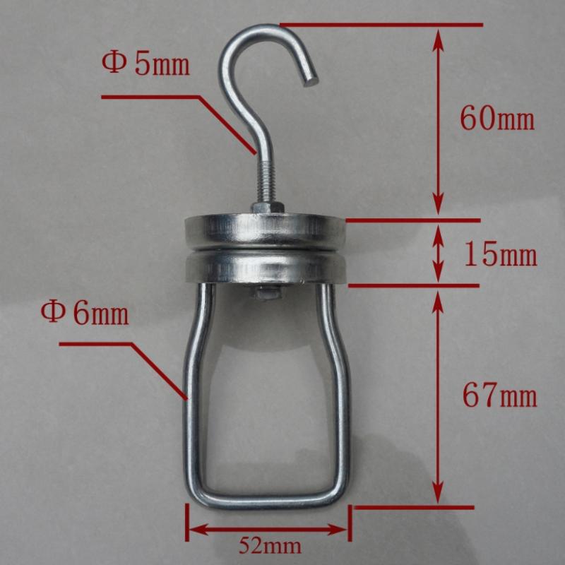 

Steel Rotating Spinner Swivel Hook Heavy Duty for Industrial Powder Coating Paint Shop Applications