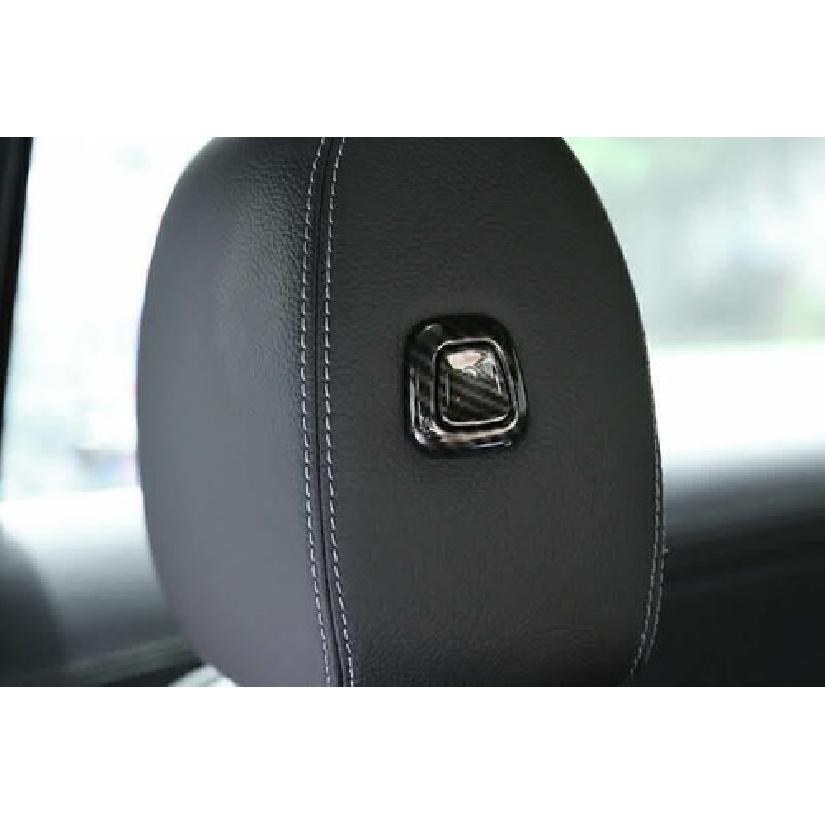 For Benz GLB W247 - Carbon Fiber Seat Headrest Button Frame Cover Trim