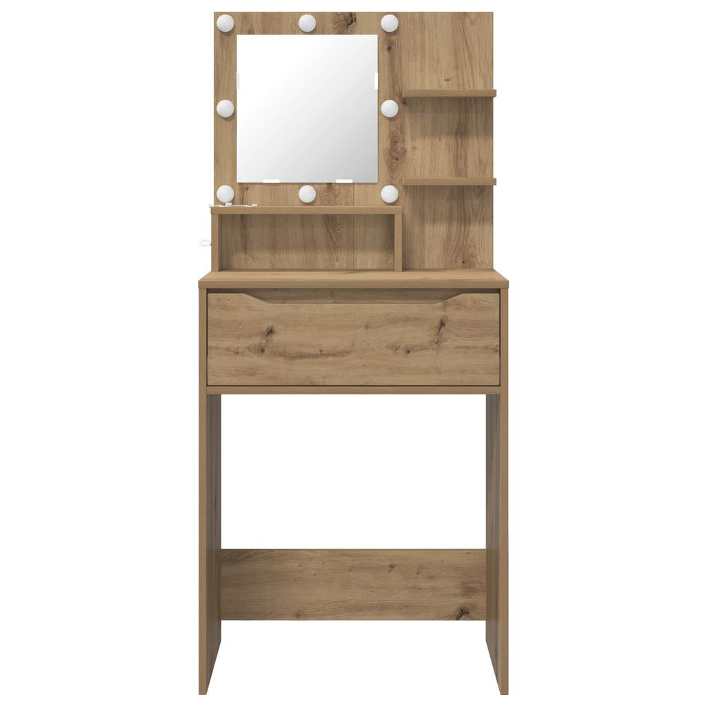 Bedroom Vanity Tables Artisan Oak 80 x 39.6 x 135 cm