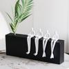 Simple Modern Side By Side Sitting and Reading Character Combination Decoration Sample Room Living Room TV Cabinet Creative Decoration