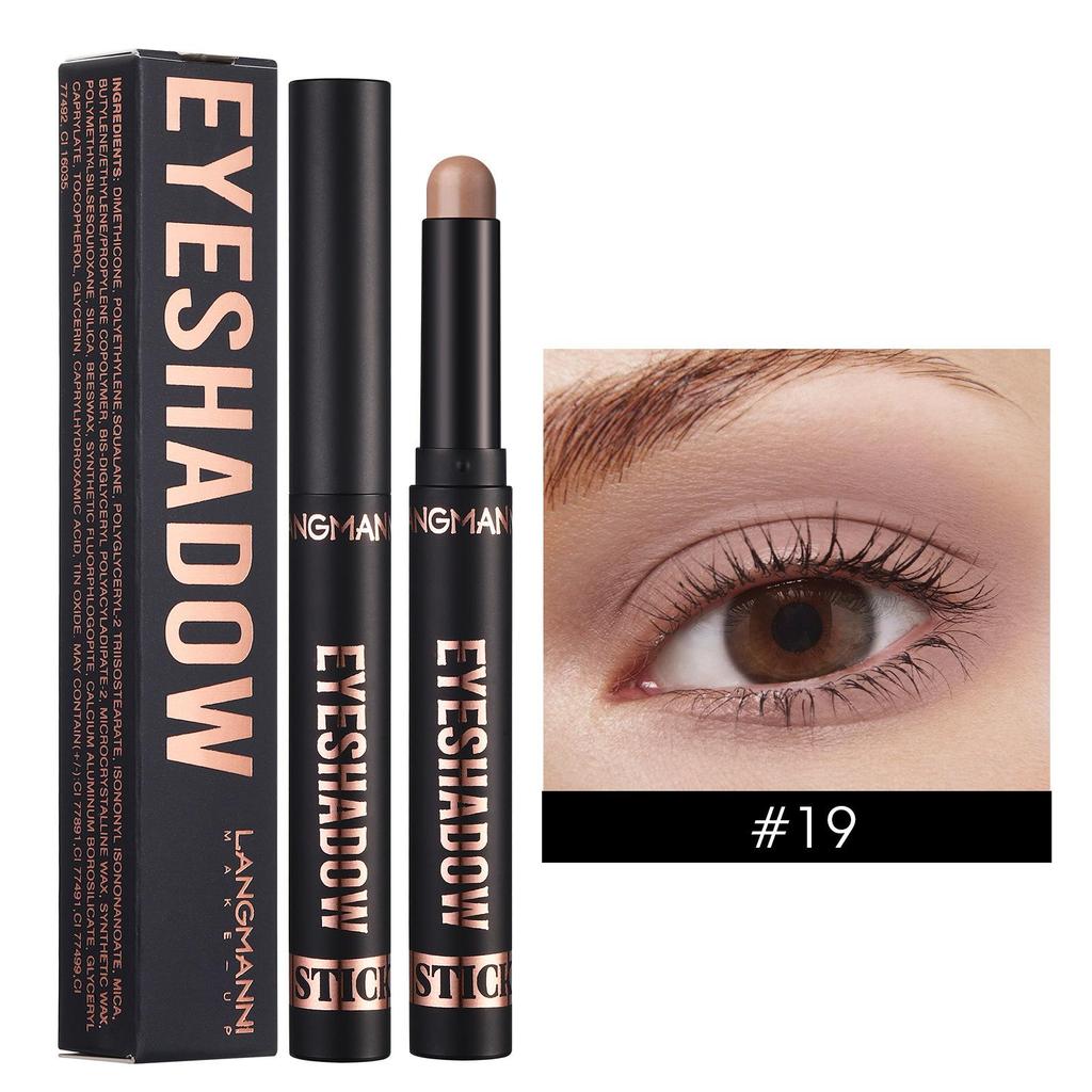 14 colori Shimmer Eye Shadow Stick Waterproof Long Lasting Glitter Eyeshadow Crayon Altamente Pigmentato Eye Makeup Eyeshadow Pencil Regalo per le donne