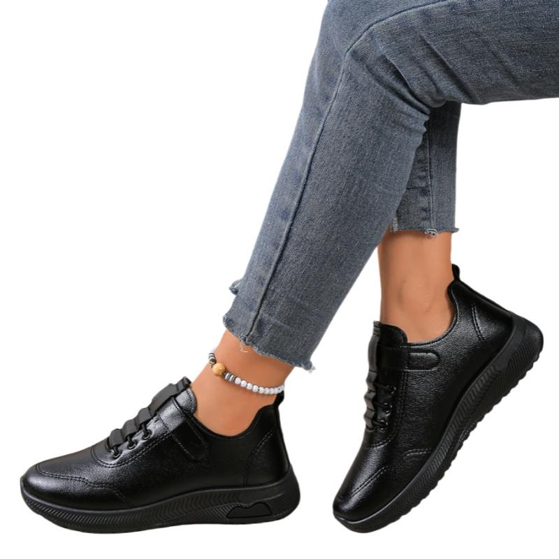 Fashiable New Shallow Mouth Comfortable Sports Shoes Spring and Autumn Hot Selling Round Toe Elegant Flat Casual Women's Shoes
