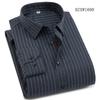 Autumn and Winter Bamboo Fiber Wool Inner Lining High-quality Warm Shirt Long Sleeved Men's Shirt