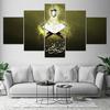 Islamic Allah Live Wallpaper 5 Piece Wallpapers Art Canvas Print modern Poster Modular art painting for Living Room Home Decor