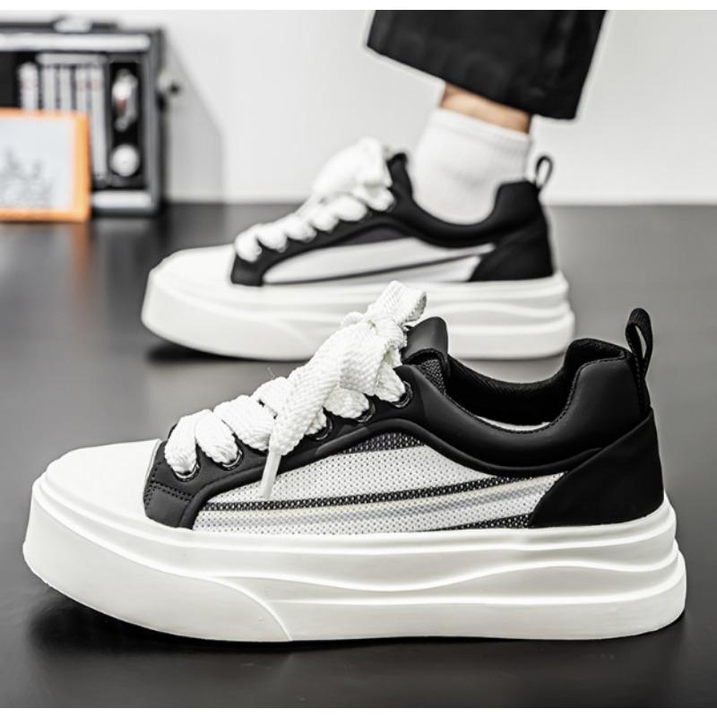New casual versatile daily wear-resistant board shoes low-top men's shoes trendy men's fashion high-end skateboard shoes
