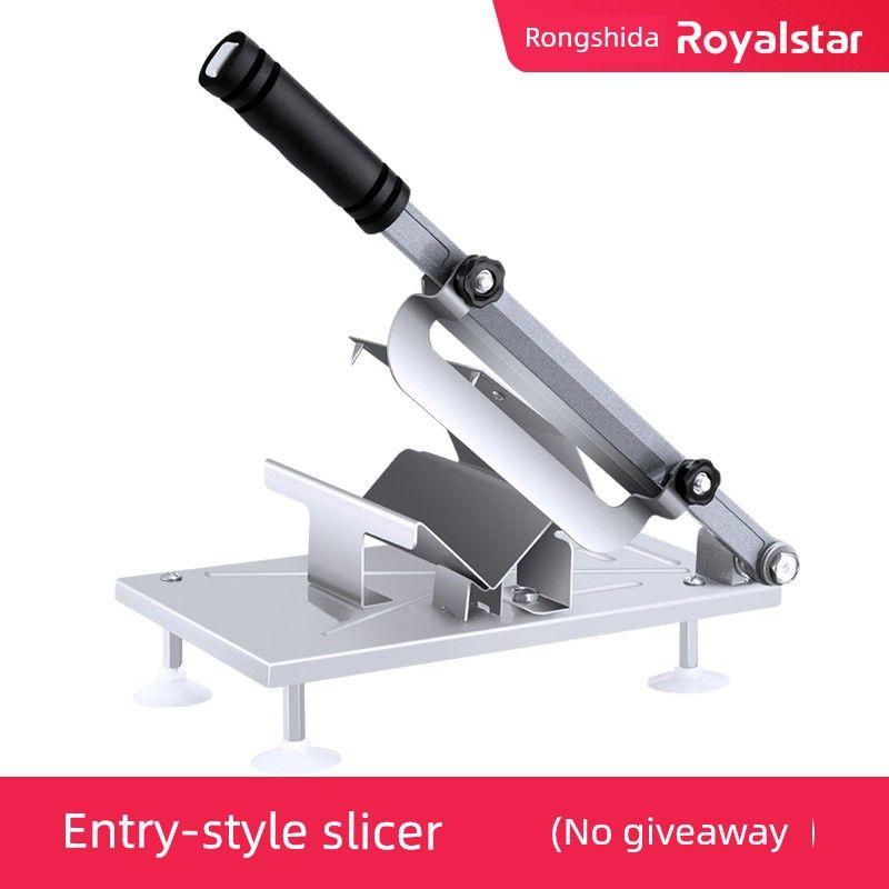 

Royalstar Manual Frozen Meat Beef Slices Commercial Slicer Entry-style slicer