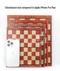 AIA UB Magnetic Wood Grain Plastic Chess Set - Portable Folding Board for Competition and Training, Available In Small and Large Sizes