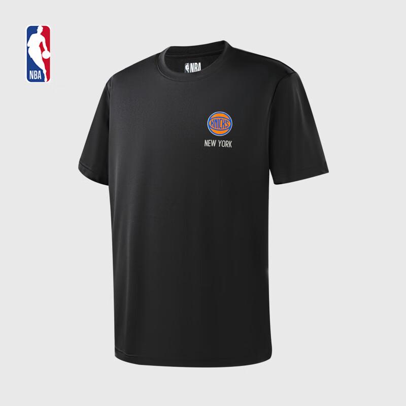Черная футболка с символикой команды НБА Нью-Йорк Никс 2XL