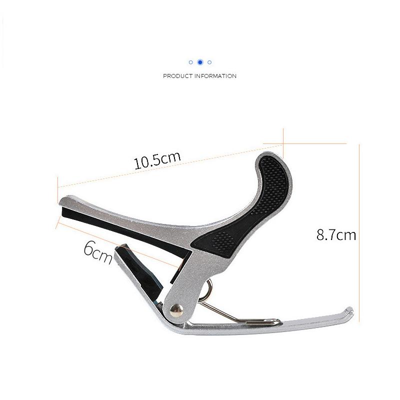 Guitar Capo For Acoustic And Electric Guitars Single Handed Capos Guitar Accessories Capotraste