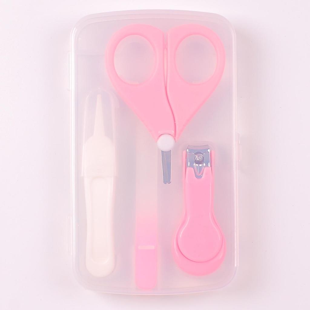 4-Piece Baby Safety Nail Care Set - Clipper, Cutter & Scissors for Newborns