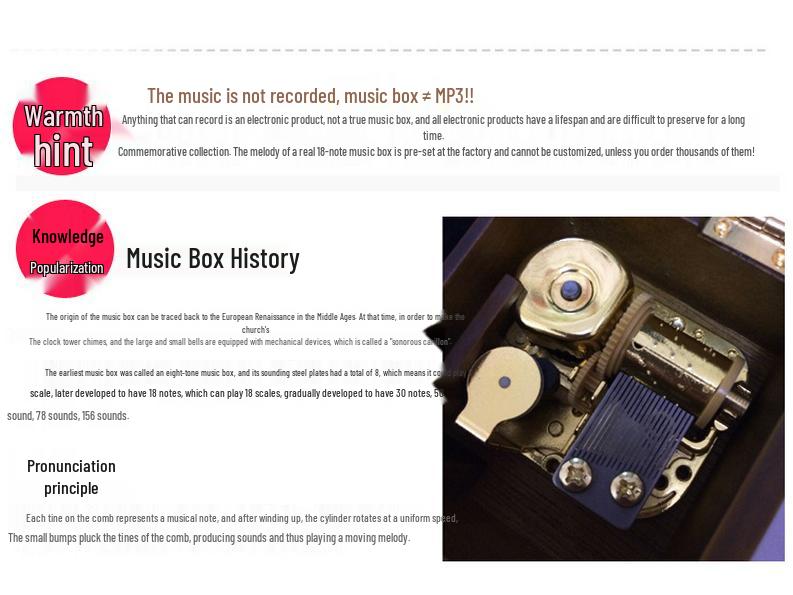 Ballet Girl Rotating Music Box - Perfect Creative Birthday Gift for Girls