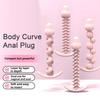 Anal Beads Butt Plugs Silicone Prostate Massager for Beginners Advanced Body-Safe Waterproof Ergonomic Design Discreet Adult Toy for Couples' Play