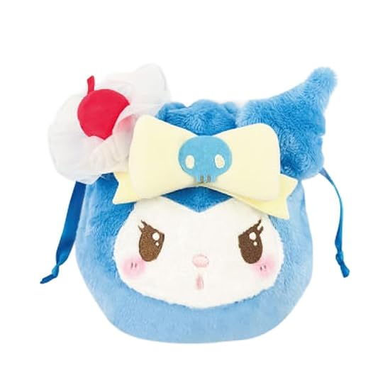 Marimo Craft Серия Сладких Пирожных Sanrio Мешочек на Завязках с Лицом Kuromi Мешочек на Завязках Кейс для Аксессуаров Pou B0G1X2W3NM