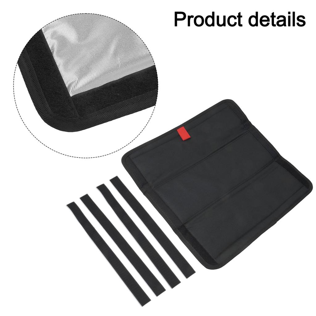 Foldable Reflective Sunshade with Aluminum Film for RV Skylights Providing Privacy and Heat Reduction for Camper Vehicles