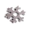 18 In 1 Snowflake Snow Wrench Tool Spanner Hex Wrench Multifunction Camping Outdoor Survive Tools Bottle Opener Screwdriver