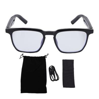 KI-Übersetzungsbrille mit Bluetooth, 100 Sprachen, Echtzeit-Übersetzerbrille mit integriertem Mikrofon und Lautsprecher