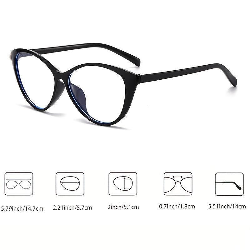 3PCS Korean Anti Radiation Cat Eye Eyeglasses for Women Men Computer Optical Glasses