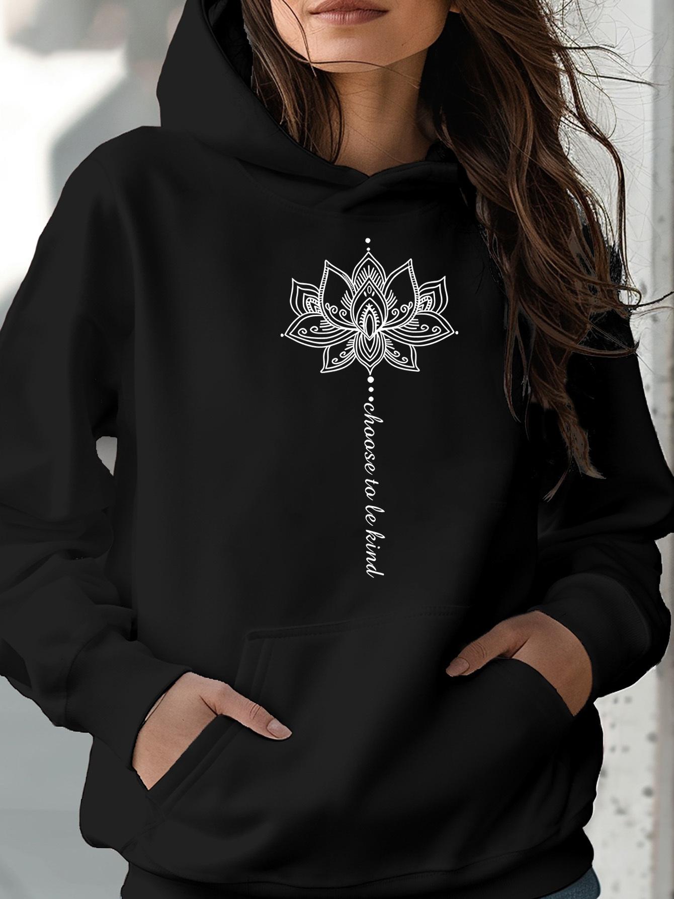 

Женская повседневная толстовка с капюшоном на осень и зиму 2025 года, с принтом мандалы, длинным рукавом, в уличном стиле, модная, мягкая и удобная 3XL