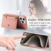 Zipper Leather Wallet with Card Holder Phone Case for IPhone 13 12 Mini 15 14 11 Pro Max XS X XR 7 8 Plus Shockproof Shell Cover