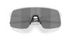 Oakley Sunglasses Frame Color Matte Lens Prizm 134mm 0OO9496, (Front) White, Color Black,