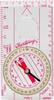 Made In Easy To Mini Magnifying Scale for Camping MIZAR-TEC (Mizar-Tec) Compass, Japan, YCM, Use, Glow-in-the-Dark, Glass, Scale, Compact, Maps,