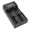 Battery Charger 2 Bay LCD Display Multiple Guard USB Charging Smart Battery Charger for 3.7V