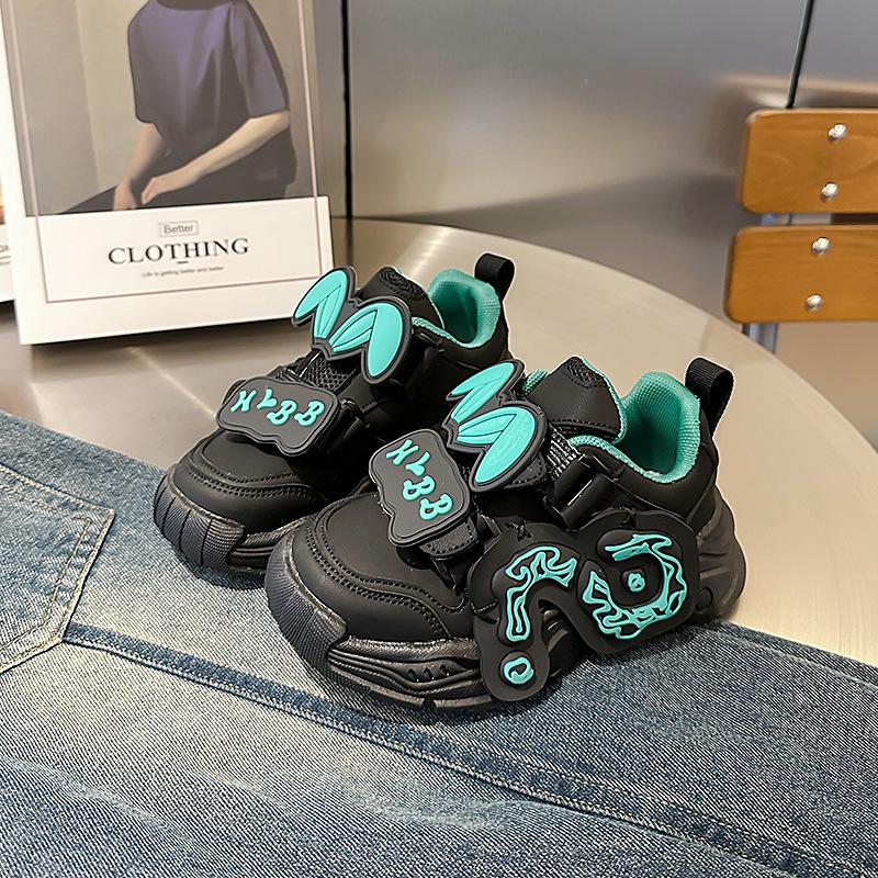 Весна и осень Новая детская обувь для девочек Спортивная обувь с заячьими ушками — фото 15