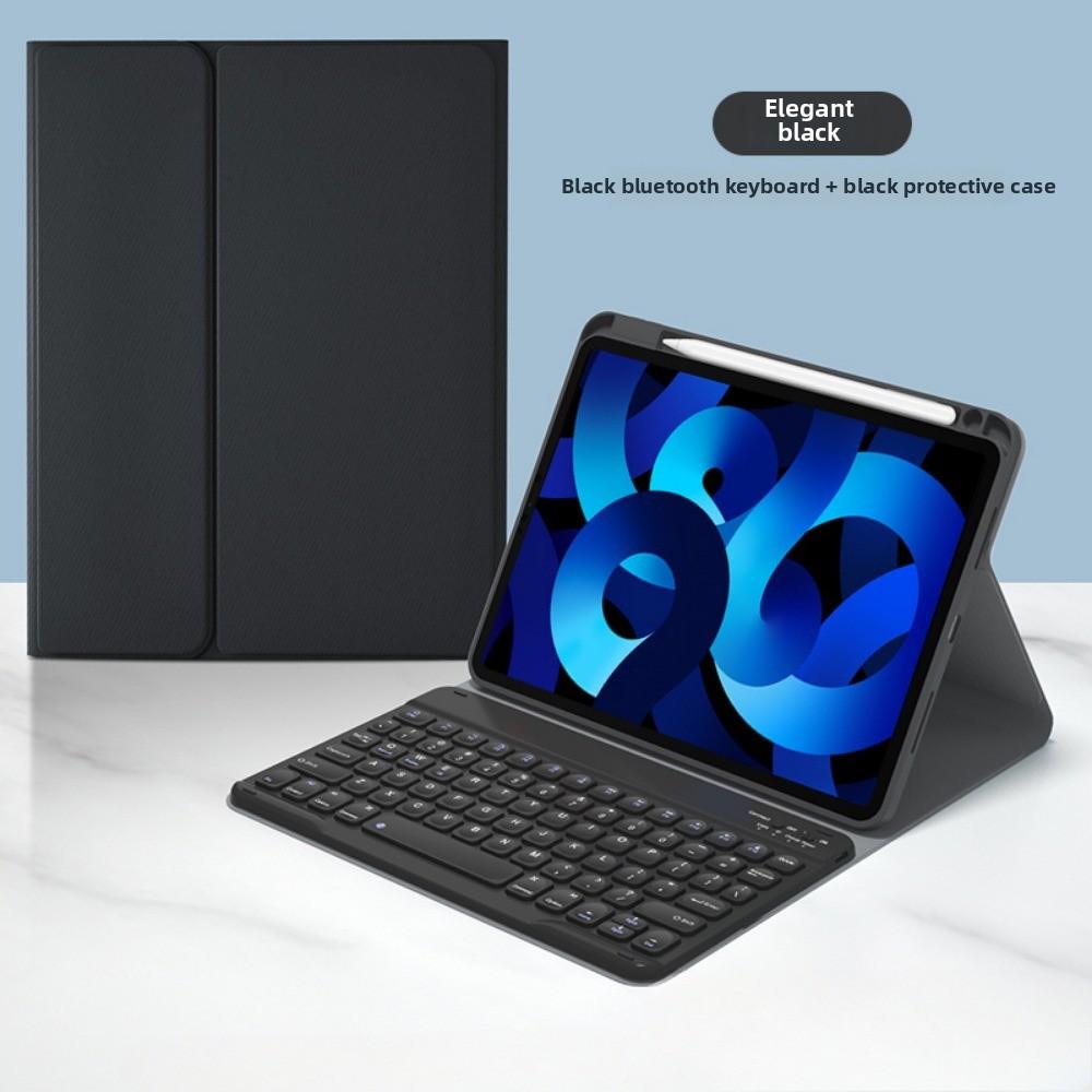 

Шкіряний чохол-клавіатура для iPad 9-го 10.2 з Bluetooth-клавіатурою М яка силіконова накладка для Air 5 Pro 11 з тримачем для олівця iPad Air2 9.7