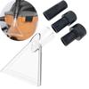 Clear Scrub Head Extraction Nozzles With Adapters Upholstery Carpet Cleaning Attachment Home Appliance Parts Enduring