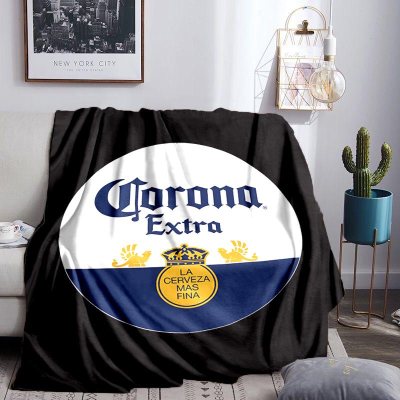 Corona Extra Blanket Flannel Throw for Sofa, Indoor, Camping, Living Room, Office, Chair, And Bed Soft Birthday Gift