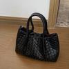 Spring and summer new woven portable shoulder portable tote bag large bag mommy bag travel bag women's bag tide