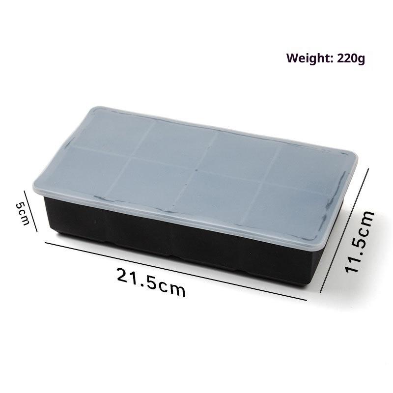 Food Grade Silicone Ice Tray 4/6 Grid Large Cubes Perfect for Summer Parties