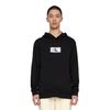 Calvin Klein Hooded Pullover Solid Color Letter Print Long Sleeve Sweatshirt Men Sweatshirt Black 000NM2416E-UB1