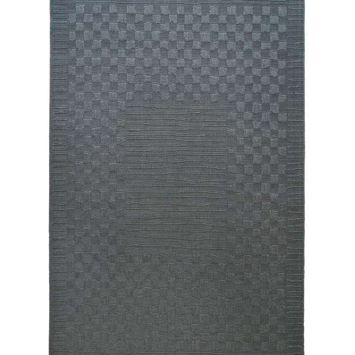 Tapis salon aspect jute gris 190x290