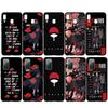 Für iPhone 16 15 X XR Samsung Galaxy S24 S23 Xiaomi Redmi Note 13 12 11 Pro Max 9 14 Plus Huawei OPPO Akatsuki Naruto Itachi Uchiha Sasuke Handyhülle