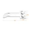 Car Window Fastener Stickers Plastic Ticket Holder Transparent Temporary Parking Business Card Holder Car Interior Accessories