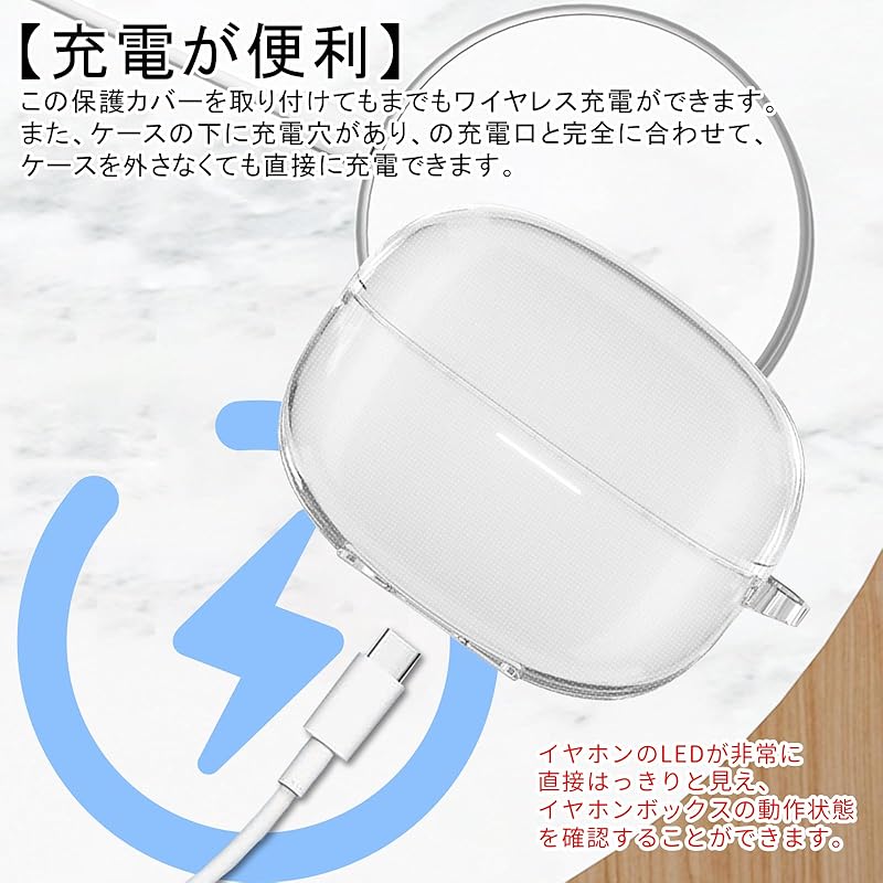 PRODELI earphone case For Redmi Buds 6 Pro exclusive cover clear Shockproof Scratch prevention TPU material With carabiner Loss prevention Can be