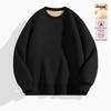 Unisex Lambswool Fleece-Lined Hoodie - Round Neck, Plus Size, 2024 Autumn/Winter Collection, Cozy and Thickened.