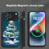 Decorated Christmas Tree For Magsafe iPhone 17 Pro Max 16 E 15 14 13 Plus 12 Mini 11 17 Air XR Xs Max 7 Plus Glass Phone Case